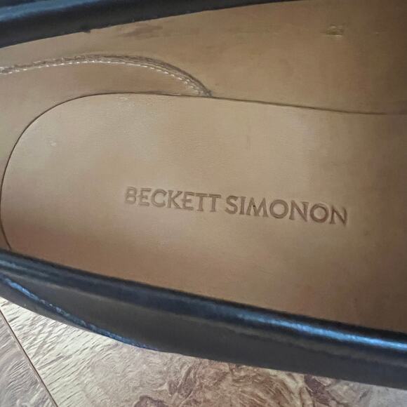 Beckett Simonon Lambert Leather Black Loafers Men Size 9 main image 5